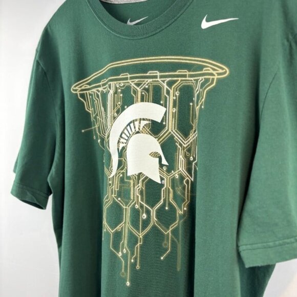 Limited-Edition Michigan State Spartans Nike Basketball Shirt – Rare and Iconic - Picture 2 of 5
